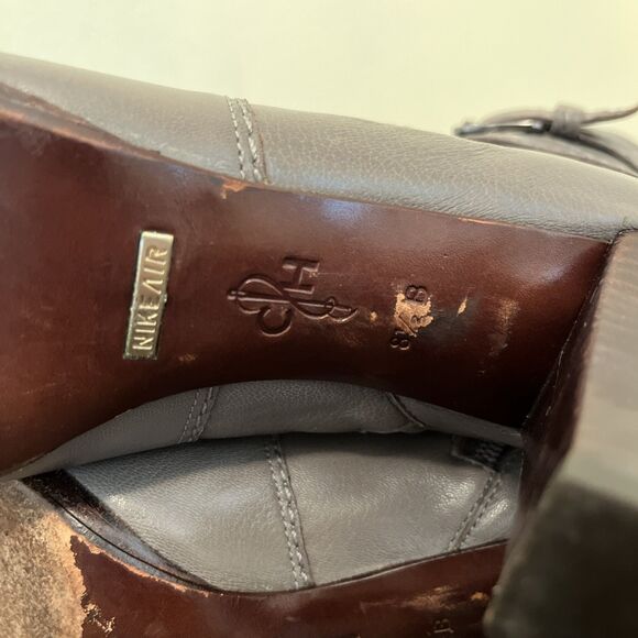 COLE HAAN 100% Leather Phoenix Tall Boot- NikeAir Insole, Ironstone Gray- 8.5 B - Picture 9 of 11